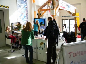 Tombola am Messestand