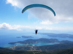 Paraglider in der Luft